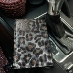 Leopar Taşlı Ruhsat Kılıfı