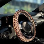 Leopar desen Direksiyon Kılıfı